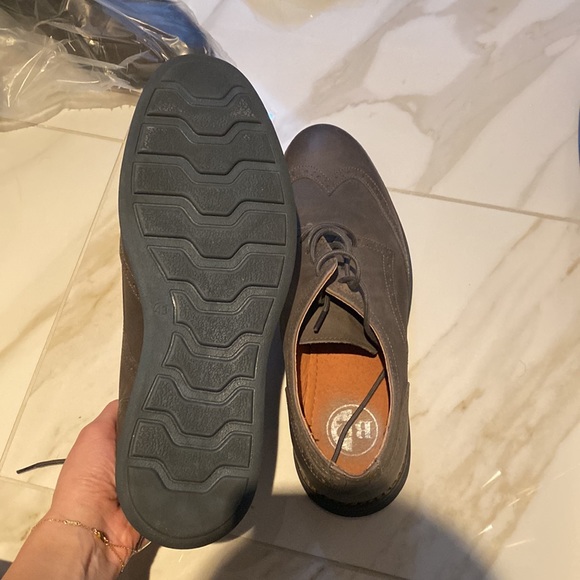 Men’s dress shoes in charcoal grey - Picture 3 of 4